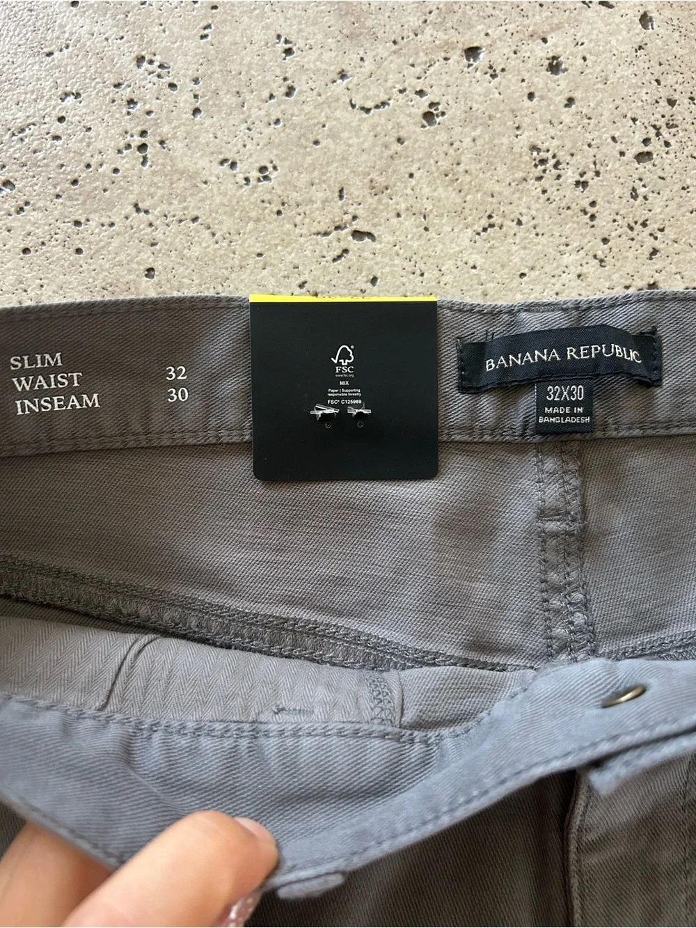 Banana Republic Men's 5 pocket Twill Pants